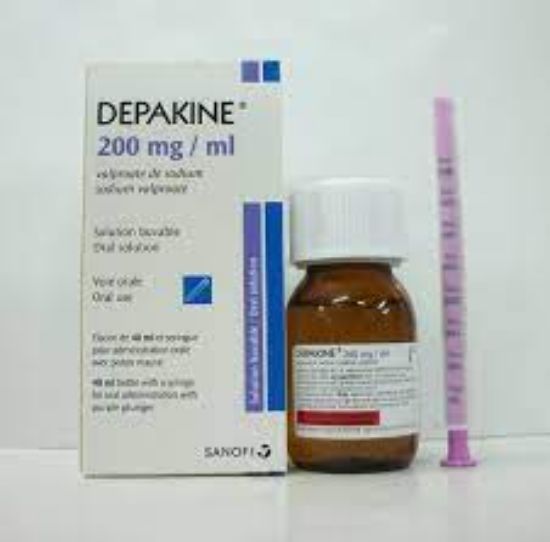 Picture of DEPAKINE 200MG/ML ORAL SOLUTION 40 ML