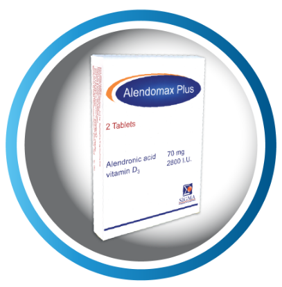 Picture of ALENDOMAX PLUS 70MG/2800 I.U. 2 TAB