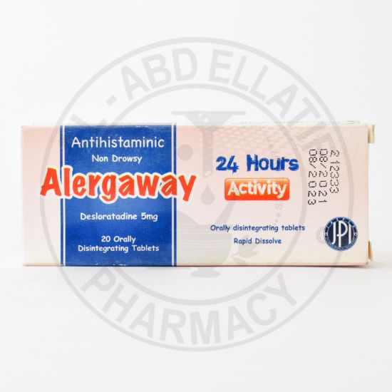 Picture of ALERGAWAY 5 MG 20 ORAL DISINTEG. TAB