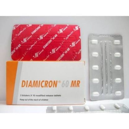 Picture of DIAMICRON 60MG 30 M.R. TAB