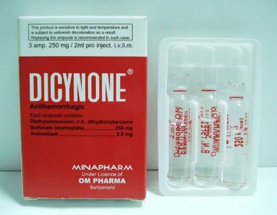 Picture of DICYNONE 250MG/2ML 3 AMP