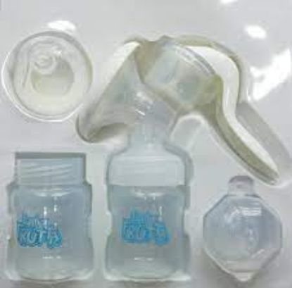 Picture of LA FRUTTA MANUAL BREAST PUMP + NATURAL BOTTLE NIPPLE