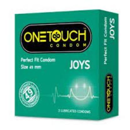 Picture of ONETOUCH JOYS PERFECT FIT CONDOM, ONE PACK-3 PIECES, 49MM