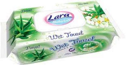 Picture of Lara Baby Soft Wet Towel Wipes Camomiel Breeze, 80 Pieces