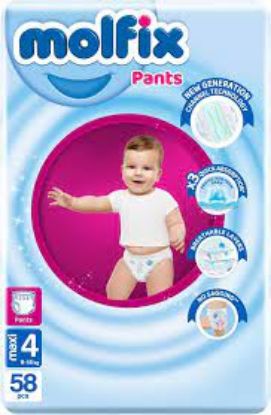 Picture of Molfix - Baby Diapers - Small Pack - Maxi Size 4 - 8 Pieces