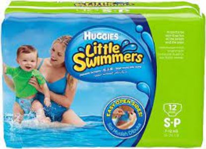 Picture of Huggies Little Swimmer, Swim Pants Diaper, Small, 12 Swim Pants