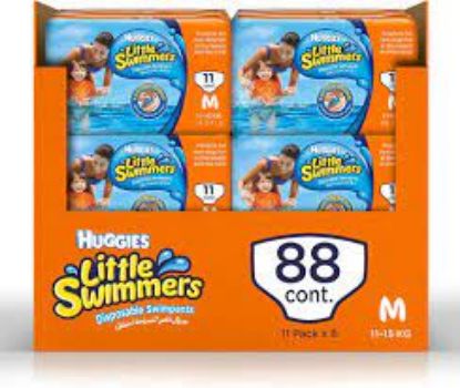 Picture of Huggies Little Swimmers Disposable Swim Nappies (Size: 5-6) - 11 Pants Total