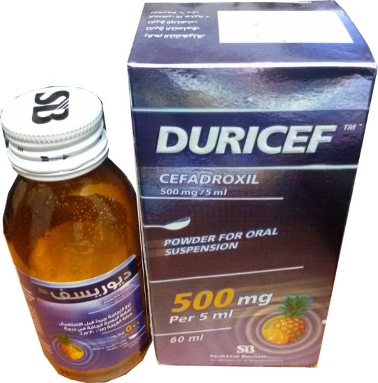 Picture of DURICEF 500MG/5ML SUSP. 60ML