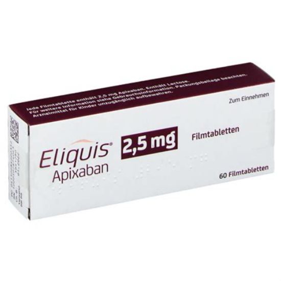 Picture of ELIQUIS 2.5 MG 20 F.C.TAB