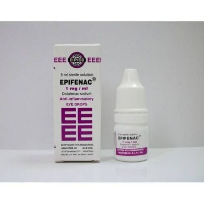 Picture of EPIFENAC 0.1% EYE DROPS 5 ML