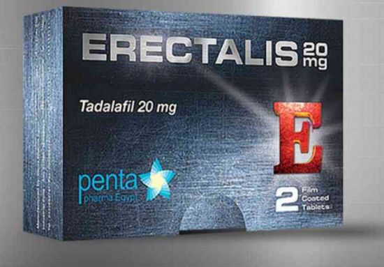 Picture of ERECTALIS 20 MG 2 F.C.TAB