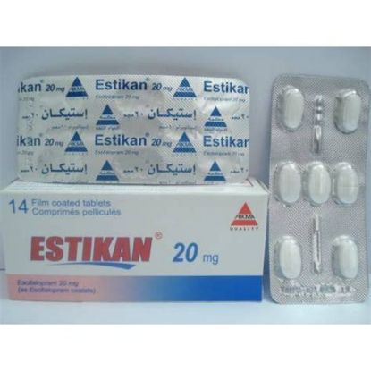 Picture of ESTIKAN 20 MG 14 F.C.TAB