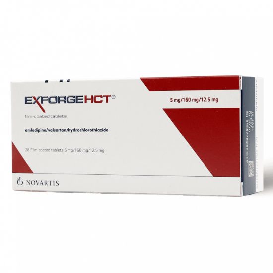 Picture of EXFORGE HCT 5/160/12.5MG 14 F.C. TAB