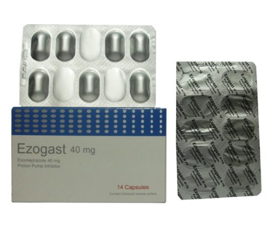 Picture of EZOGAST 40MG 14 DELA. REL. CAP