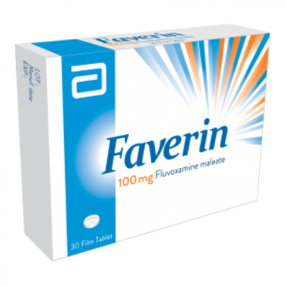 Picture of FAVERIN 100MG 30 F.C. SCORED TAB