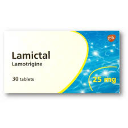 Picture of LAMICTAL 25MG 30 TAB