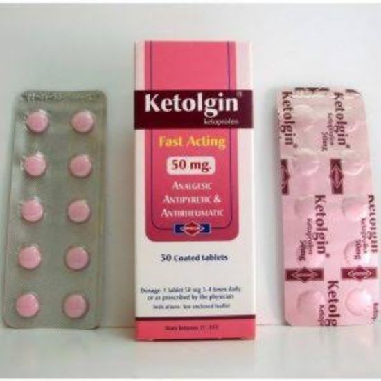 Picture of KETOLGIN 50 MG 30 F.C.TAB