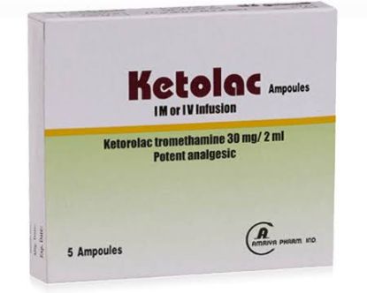 Picture of KETOLAC 30MG/2ML 5 AMP FOR I.M./I.V. INF.