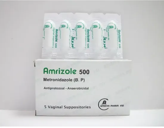 Picture of AMRIZOLE 500 MG 5 VAG. SUPP