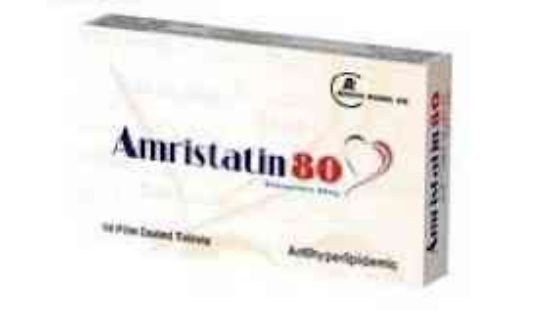 Picture of AMRISTATIN 80MG 10 F.C. TAB