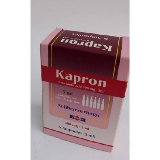 Picture of KAPRON 500MG/5ML 6 I.V. AMP