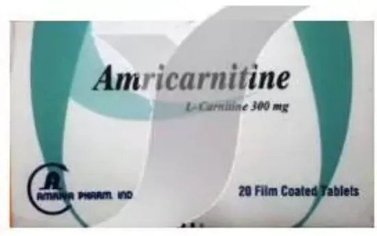 Picture of AMRICARNITINE 300MG 20 F.C. TAB