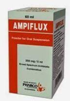 Picture of AMPIFLUX 250MG/5ML SUSP. 60ML