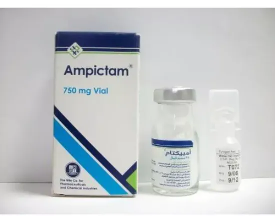 Picture of AMPICTAM 750MG VIAL