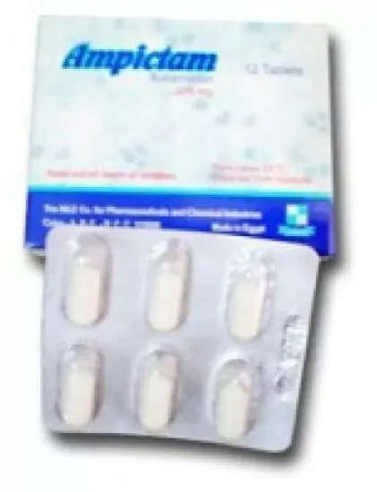 Picture of AMPICTAM 375MG 12 TAB