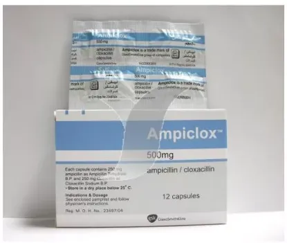 Picture of AMPICLOX 500MG 12CAP