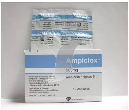 Picture of AMPICLOX 500MG 12CAP