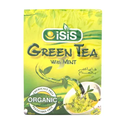 Picture of ISIS GREEN TEA WITH MINT 12 FILTER BAGS