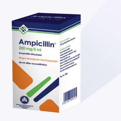 Picture of AMPICILLIN-EL NASR 250MG/5ML SUSP. 60ML