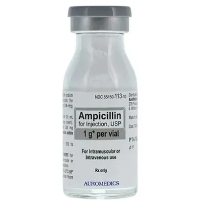 Picture of AMPICILLIN SODIUM 1 GM VIAL