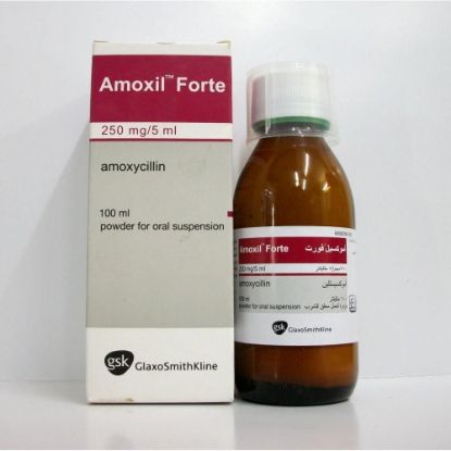 Picture of AMOXIL FORT 250MG/5ML SUSP. 100ML