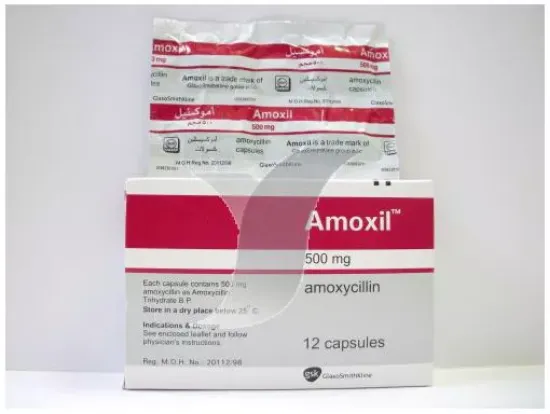 Picture of AMOXIL 500MG 12 CAP