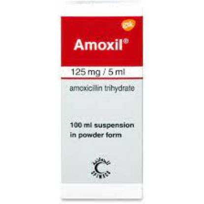 Picture of AMOXIL 125MG/5ML SUSP. 100ML