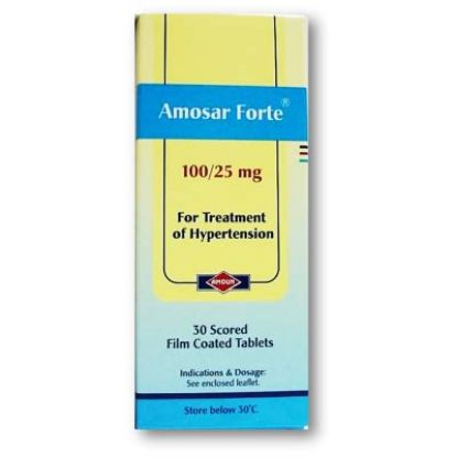 Picture of AMOSAR FORTE 100/25 MG 30 F.C.TAB