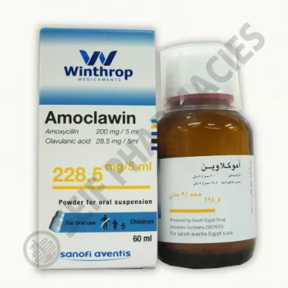 Picture of AMOCLAWIN 228.5MG/5ML PD. FOR ORAL SUSP. 60ML