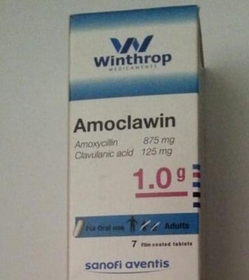 Picture of AMOCLAWIN 1 GM 7 TAB