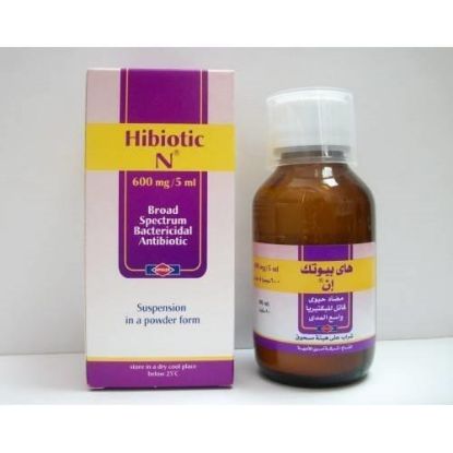 Picture of HIBIOTIC N 600 MG SUSP. 80ML