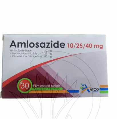 Picture of AMLOSAZIDE 10/25/40 MG 30 F.C. TAB