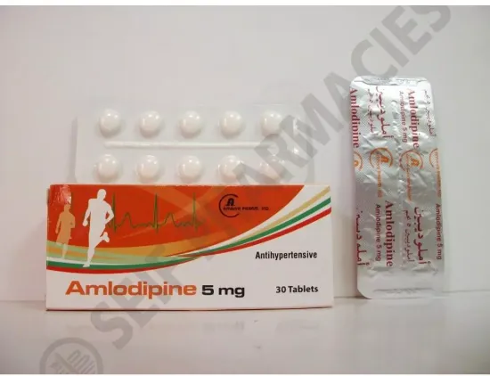 Picture of AMLODIPINE 5 MG 30 TAB