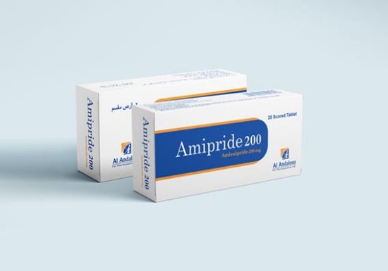 Picture of AMIPRIDE 200 MG 20 SCORED TAB