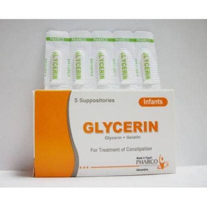 Picture of GLYCERIN INFANTILE 5 SUPP (PHARCO)