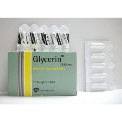 Picture of GLYCERIN INFANTILE 10 SUPP (GLAXO)