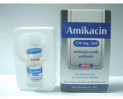 Picture of AMIKACIN AMOUN 250MG/2ML VIAL