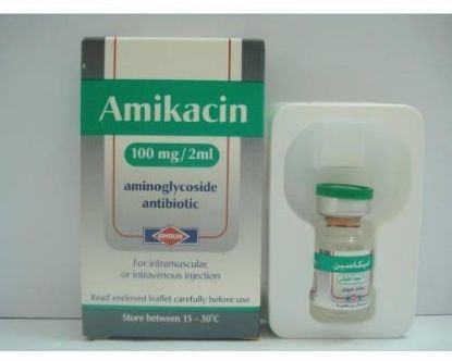 Picture of AMIKACIN AMOUN 100MG/2ML VIAL