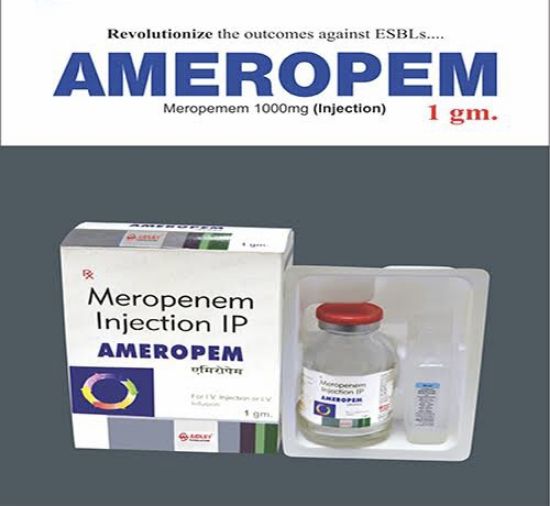 Picture of AMEROPEM 1 GM I.V. VIAL