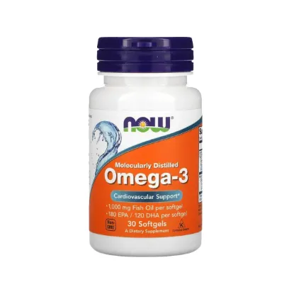 Picture of OMEGA-3 - 1000 MG 30 SOFTGELS (NOW)